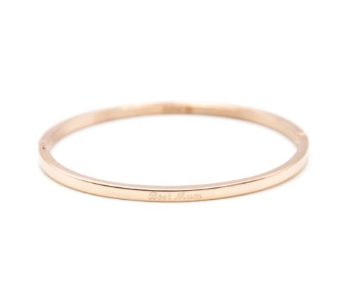 Bracelet-Jonc-Fin-Acier-Or-Rose-avec-Message-Best-Mum
