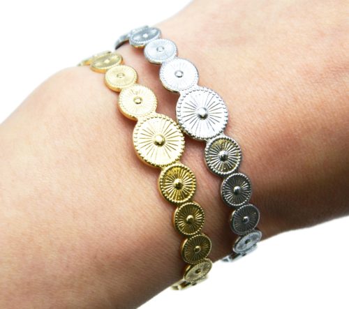 Bracelet-Jonc-Ouvert-avec-Multi-Cercles-Motif-Soleil-Acier