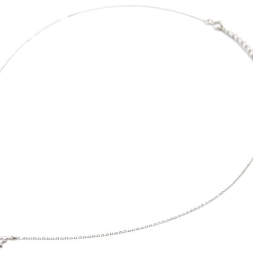 Collier-Fine-Chaine-Argent-925-Pendentif-V-Mini-Pampilles-Pierres-Zirconium