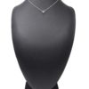 Collier-Fine-Chaine-Acier-Argente-Pendentif-Triangle-Inverse-Motif-Oeil