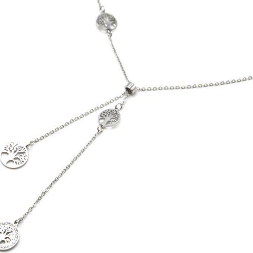 Collier-Fine-Chaine-Pendentif-Y-Cercles-Arbre-de-Vie-Acier-Argente-et-Strass