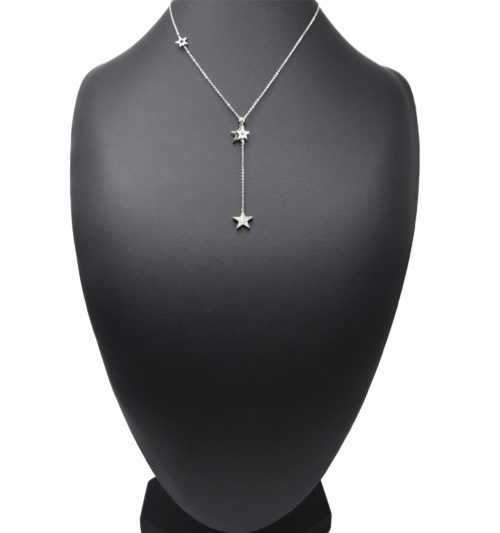 Collier-Fine-Chaine-Pendentif-Y-Etoiles-Ajourees-Acier-Argente-et-Strass