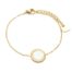 Bracelet-Fine-Chaine-avec-Soleil-Acier-Dore-et-Nacre-Blanc