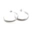 Boucles-dOreilles-Creoles-Larges-avec-Contour-Points-Acier-Argente