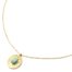 Collier-Fine-Chaine-avec-Ovale-Martele-Acier-Dore-et-Pierre-Vert-Pale