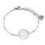 Bracelet-Chaine-Boules-avec-Medaille-Rayons-Soleil-Acier-Argente-et-Nacre-Blanc