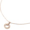 Collier-Fine-Chaine-Pendentif-Double-Cercles-Strass-et-Acier-Or-Rose