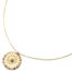 Collier-Pendentif-Fleur-Ajouree-Acier-Dore-Pierre-et-Contour-Perles-Roses