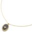 Collier-Pendentif-Pierre-Ovale-Noire-Etoile-et-Contour-Acier-Dore