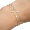 Bracelet-Fine-Chaine-avec-Mini-Pampilles-Etoiles-Acier