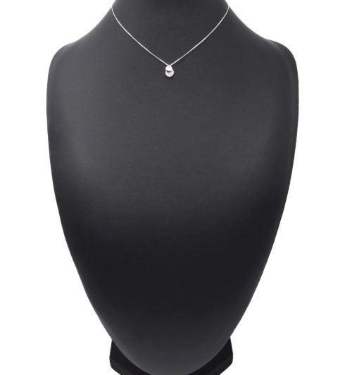 Collier-Fine-Chaine-Argent-925-Pendentif-Double-Medailles-Love-et-Strass-Zirconium