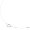 Collier-Fine-Chaine-Argent-925-Pendentif-Anneau-et-Cercle-Strass-Zirconium