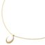 Collier-Pendentif-Pierre-Ovale-Blanche-et-Contour-Acier-Dore