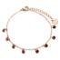 Bracelet-Fine-Chaine-Acier-Or-Rose-avec-Pampilles-Pierres-Rondes-Rouges