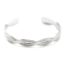 Bracelet-Jonc-avec-Double-Torsades-Motif-Points-Acier-Argente