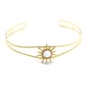 Bracelet-Jonc-Ajoure-avec-Soleil-Points-Acier-Dore-et-Pierre-Blanche
