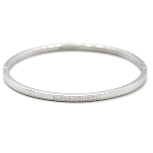 Bracelet-Jonc-Fin-Acier-Argente-avec-Message-Super-Nounou