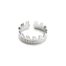 Bague-Anneau-Motif-Torsade-et-Couronne-de-Feuilles-Acier-Argente