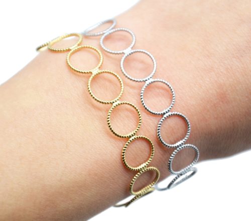 Bracelet-Jonc-Multi-Cercles-Ajoures-Contour-Points-Acier