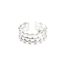 Bague-Large-Ajouree-Barre-et-Multi-Points-Acier-Argente