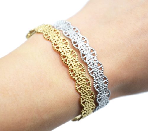 Bracelet-Jonc-avec-Multi-Cercles-Ajoures-Etoiles-Motif-Points-Acier