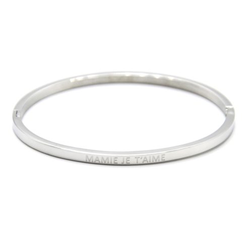 Bracelet-Jonc-Fin-Acier-Argente-avec-Message-Mamie-Je-T-Aime