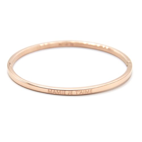 Bracelet-Jonc-Fin-Acier-Or-Rose-avec-Message-Mamie-Je-T-Aime