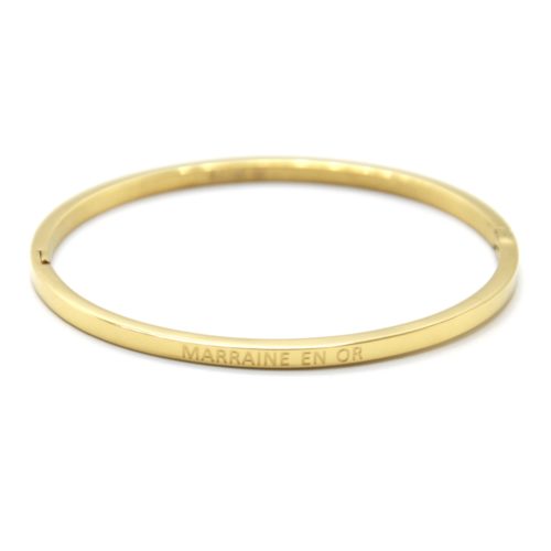Bracelet-Jonc-Fin-Acier-Dore-avec-Message-Marraine-en-Or