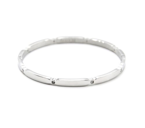 Bracelet-Jonc-Fin-Multi-Ovales-Acier-Argente-Ornes-de-Strass