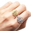 Bague-Reglable-avec-Cercle-Ajoure-Feuilles-Acier