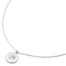 Collier-Pendentif-Medaille-Martelee-Soleil-Acier-Argente-et-Strass