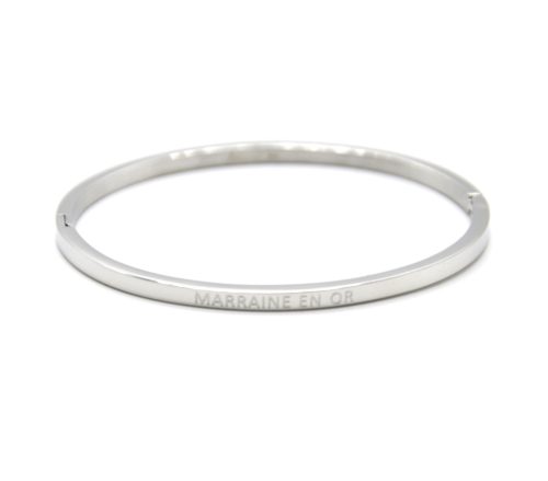 Bracelet-Jonc-Fin-Acier-Argente-avec-Message-Marraine-en-Or