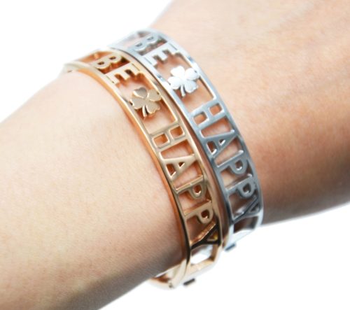 Bracelet-Manchette-Acier-avec-Message-Ajoure-Be-Happy-Strass