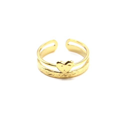 Bague-2-en-1-Anneau-Martele-et-Coeur-Acier-Dore