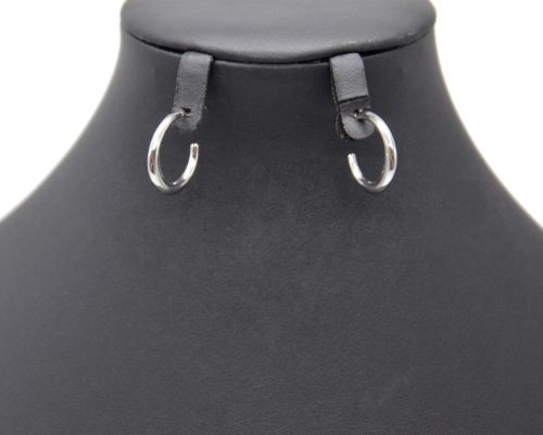 Boucles-dOreilles-Mini-Creoles-Ouvertes-Larges-Acier-Argente
