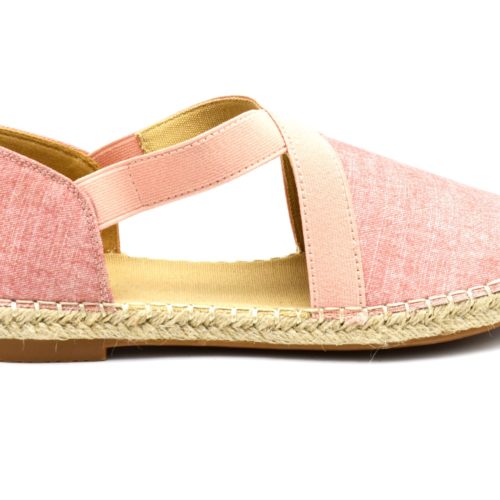 Espadrilles-Ouvertes-Jean-Denim-Uni-avec-Elastiques-Croises-Bout-et-Semelle-Effet-Paille