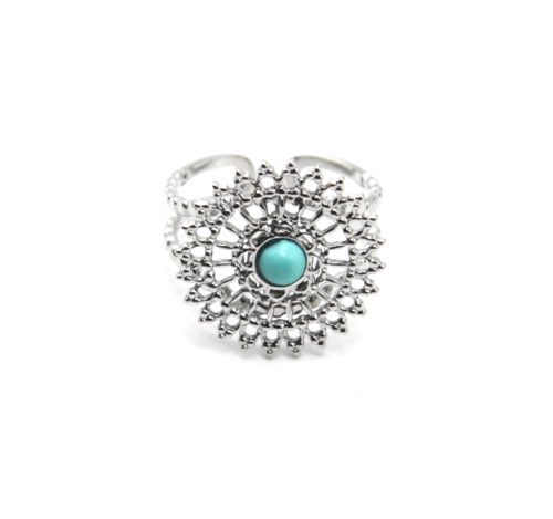 Bague-Anneau-Ajoure-avec-Soleil-Ajoure-Acier-Argente-et-Pierre-Turquoise