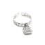 Bague-Anneau-Maillons-avec-Pampille-Cadenas-Strass-Acier-Argente