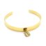 Bracelet-Jonc-Ouvert-avec-Pampille-Cadenas-Amore-Acier-Dore
