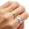 Bague-Anneau-avec-Multi-Cercles-Motif-Ondes-Acier