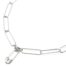 Collier-Chaine-Maillons-Larges-et-Pendentif-Epingle-Acier-Argente