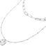 Collier-Double-Chaines-Maillons-et-Pendentif-Medaille-Trefle-Acier-Argente