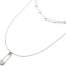 Collier-Double-Chaines-Maillons-et-Pendentif-Epingle-Strass-Acier-Argente