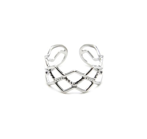 Bague-Large-avec-Triple-Zigzag-Ajoure-Acier-Argente