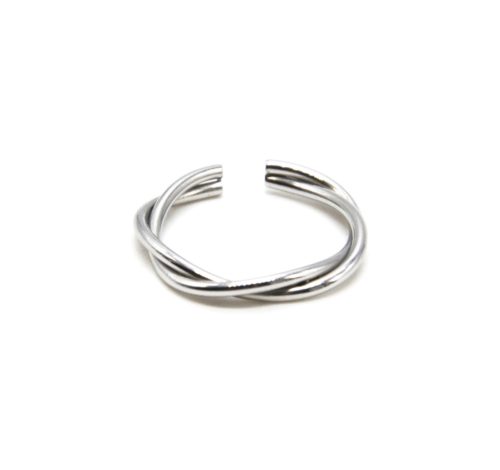 Bague-Fine-avec-Double-Rangs-Croises-Acier-Argente