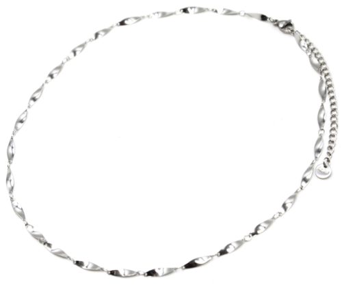 Collier-Chaine-Ovales-Effet-Torsade-Acier-Argente