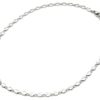 Collier-Chaine-Petits-Ovales-Acier-Argente