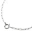 Collier-Chaine-Maillons-Rectangles-et-Gros-Mousqueton-Acier-Argente