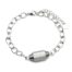 Bracelet-Chaine-Maillons-Tube-Grave-Love-et-Symboles-Acier-Argente