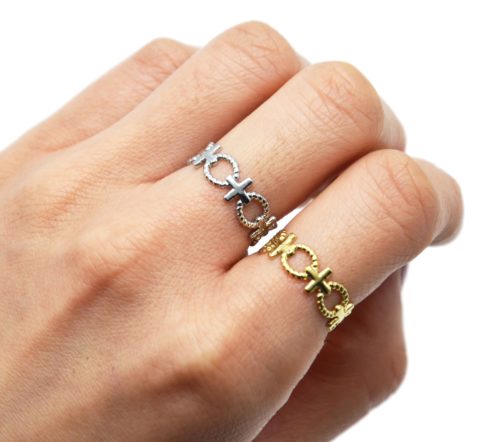 Bague-Anneau-avec-Barres-et-Cercles-Billes-Acier